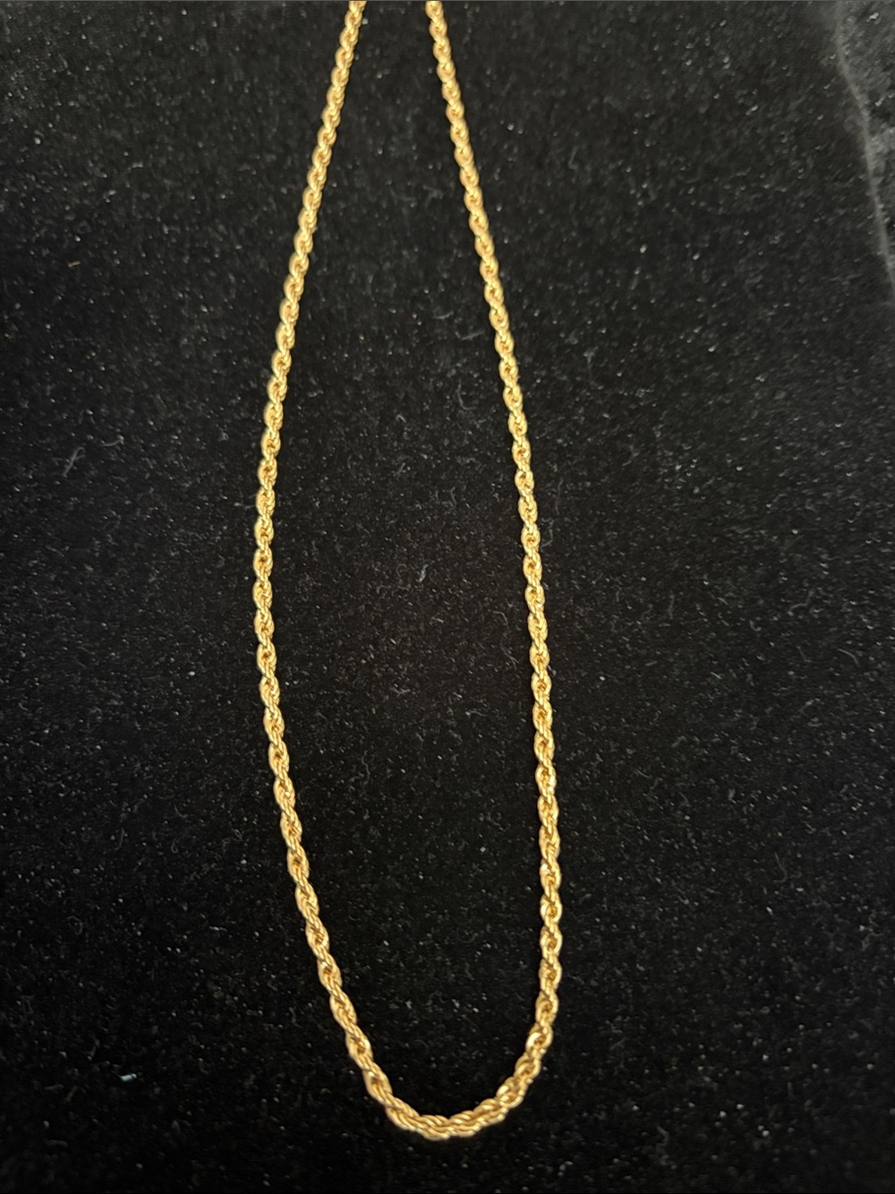 Classic Gold Rope Chain Necklace - Women